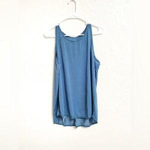 Senita Quick-Dry Tie Back Tank, Sky Blue, Size XL